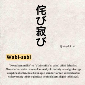 Wabi sabi falsafasi