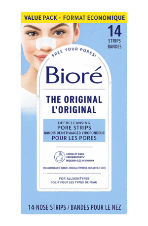 Biore Pore Strips – Qora nuqtalarga qarshi burun uchun yamoq (14 dona)